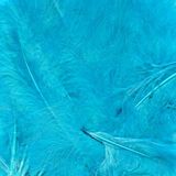 Eleganza Craft Marabout Feathers Mixed sizes 3inch-8inch 8g bag Turquoise No.55 - Accessories